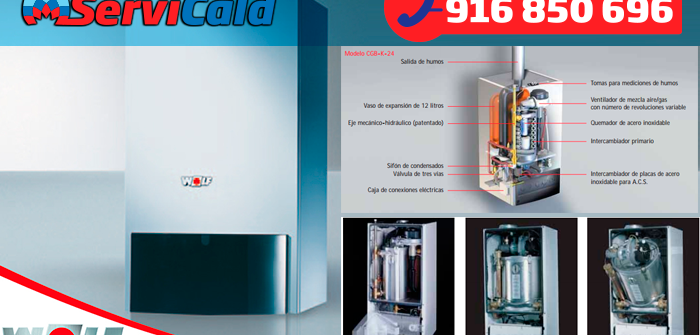 Caldera de condensacion a gas CGB-K Wolf