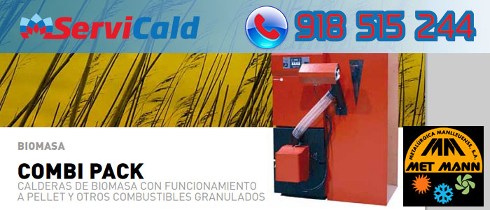 Calderas de biomasa Combifire 2 Met Mann