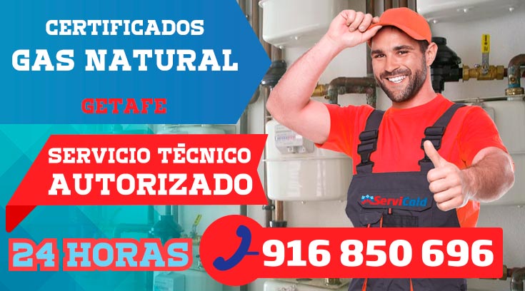 Certificados de gas natural en Getafe