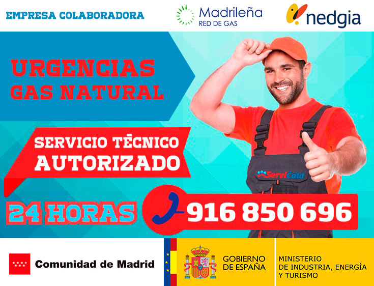 Urgencias de gas natural en Getafe